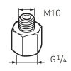 LAPN10 Nipple G1/4 - M10 for SKF System 24 Lubricators